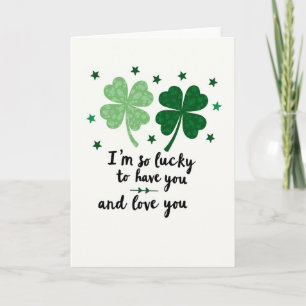 Carte de vœux Lucky Love