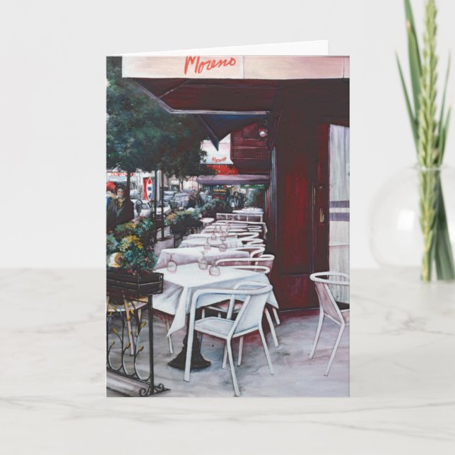 Carte de vœux Lumière du jour étouffée (Devant)