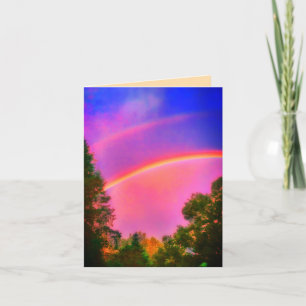 CARTE DE VOEUX LUMINEUSE DE DOUBLERAINBOW