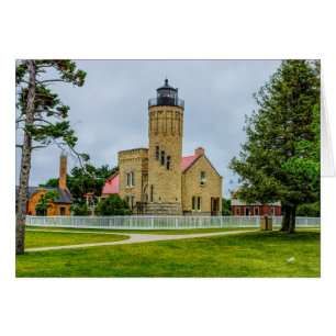 Carte de voeux Mackinac Point Light