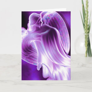 Carte de voeux Majestic Purple Angel