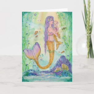 Carte de voeux maman et moi par Renee Lavoie