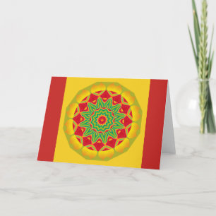 Carte de voeux Mandala