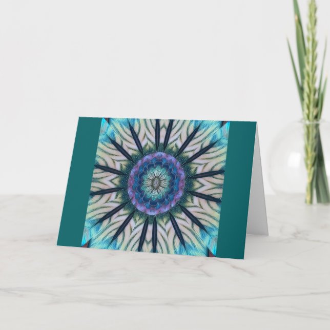 Carte de voeux Mandala "Winter Solstice" (Devant)