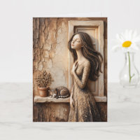 Carte de vœux Matin Fenêtre Studio Calme