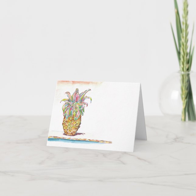 Carte de voeux "Maui Pineapple" (Devant)