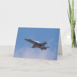 Carte de voeux McDonnell Douglas F/A-18 Hornet