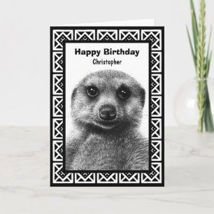 Carte de voeux Meerkat