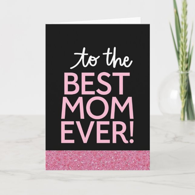 Carte de vœux Meilleure Maman (Devant)
