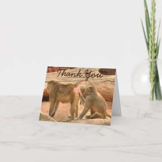 Carte de voeux Merci (Devant)
