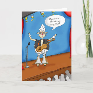 Carte de voeux Merci