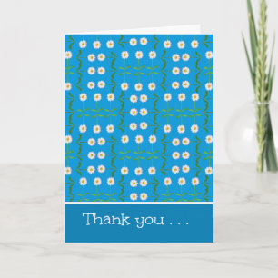 Carte de voeux Merci personnalisée : Motif de marg