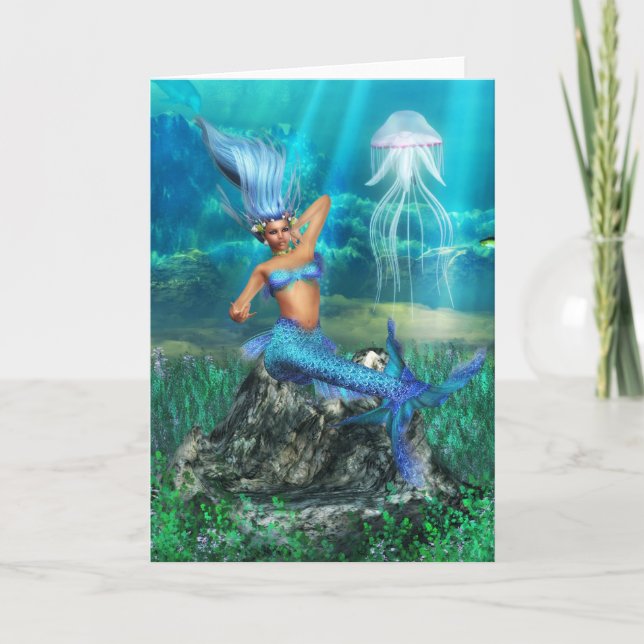 Carte de voeux Mermaid (Devant)