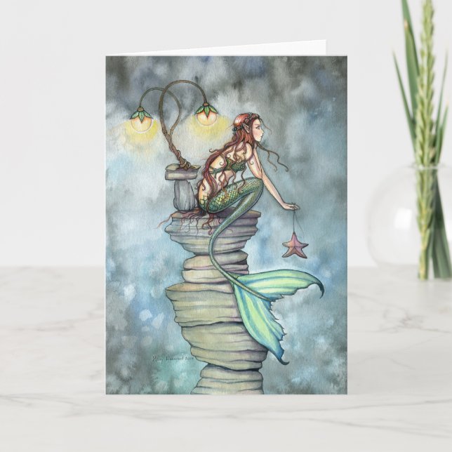Carte de vœux Mermaid's Perch par Molly Harrison (Devant)