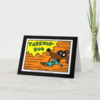 Carte de voeux Midge TAEKWON-DOG