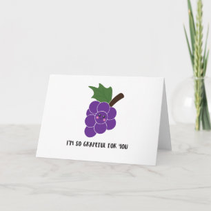 Carte de voeux mignonne "Je suis si vif pour vous"