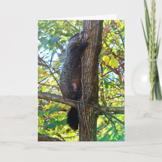 Carte de vœux mignonne pour dire Tu me manques (Devant)