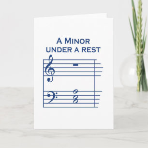 Carte de voeux mineure