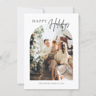 Carte de voeux minimaliste Arch Joyeux Noël