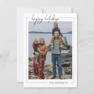 Carte de voeux minimaliste Joyeux Noël