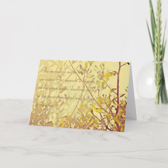 Carte de voeux Miracles (Devant)