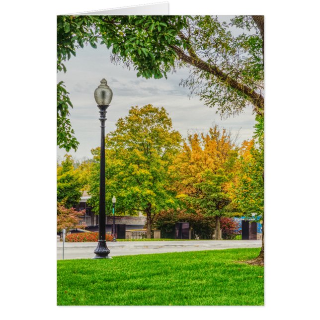 Carte de voeux MO Capitol Autumn Grounds (Devant)