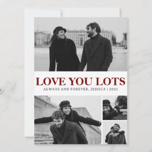 Carte de voeux moderne d'anniversaire avec 4 photo