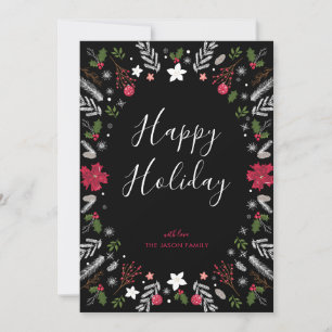 Carte de vœux moderne pour Noël