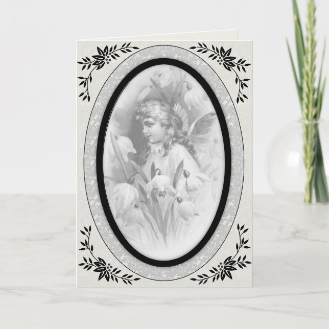 Carte de voeux Mon ange (Devant)