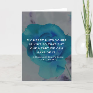 Carte de vœux Mon cœur est lié au vôtre