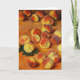 Carte de voeux Monet Peaches