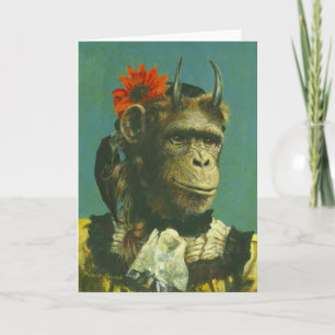 Carte de voeux Monkey Demon