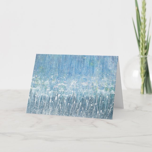 Carte de voeux Monsoon par Iris Grace Painting (Devant)