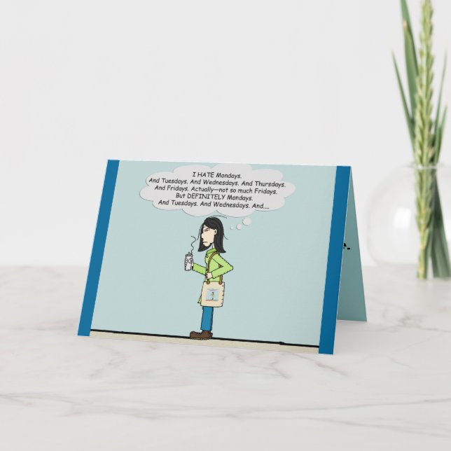 Carte de voeux Moody Momma (Devant)