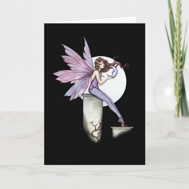 Carte de voeux Moon Fairy par Molly Harrison (Devant)