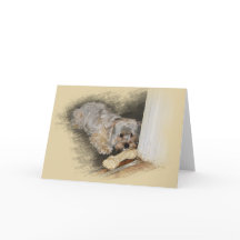 Carte de voeux Morkie