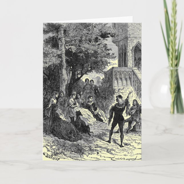 Carte de voeux Moyen Age (Devant)