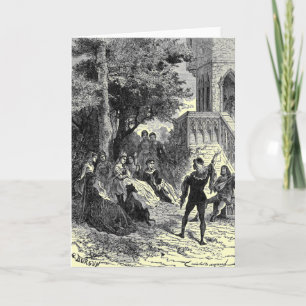 Carte de voeux Moyen Age