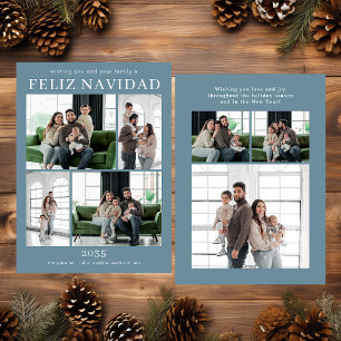 Carte de vœux multi-photos Feliz Navidad