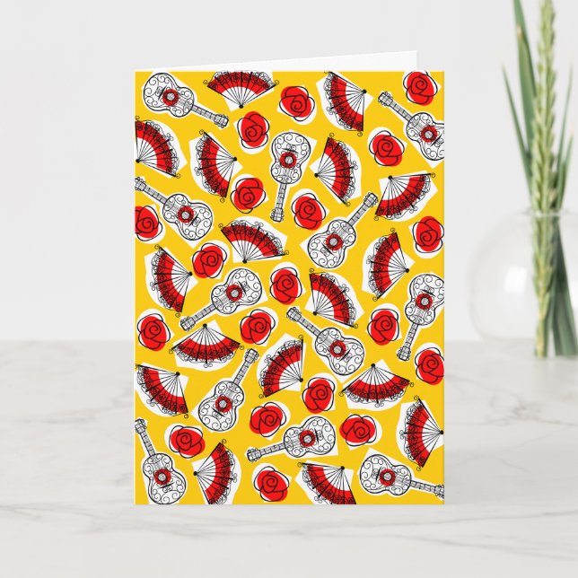 Carte de voeux multiverticale Souvenirs espagnol (Devant)