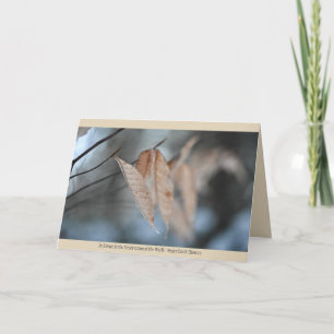 Carte de voeux Nature