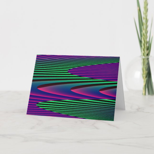Carte de voeux Neon Seas (Devant)