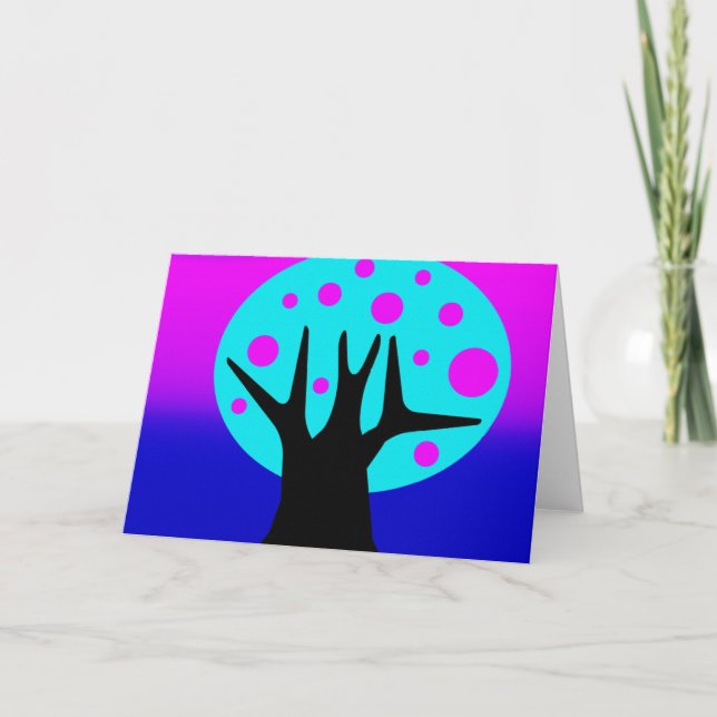 Carte de voeux Neon Tree (Devant)