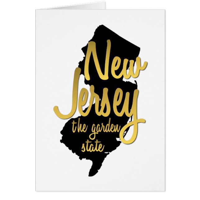 Carte de voeux New Jersey The Garden State (Devant)