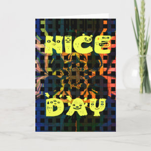Carte de voeux Nice Jour Modèle vertical