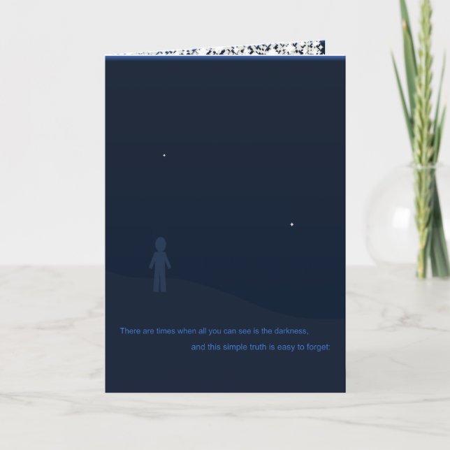 Carte de voeux Night Sky (Devant)