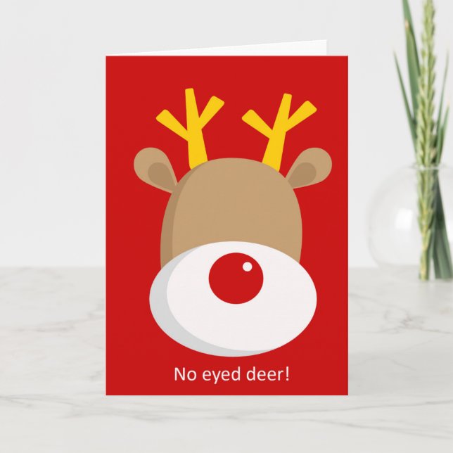 Carte de voeux No Eyed Deer (Devant)