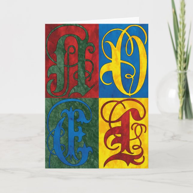 Carte de voeux Noel (Devant)