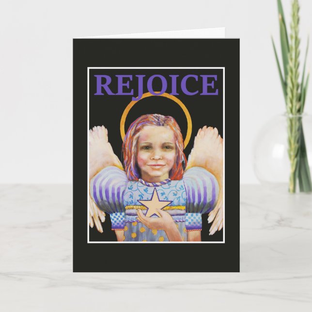 Carte de voeux Noël Angel (Devant)