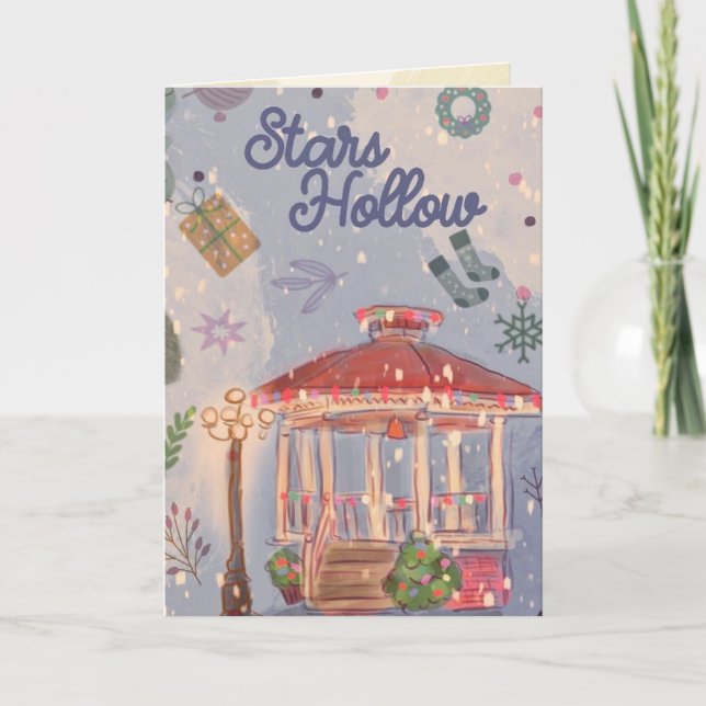 Carte de voeux Noël dans le Connecticut (Devant)